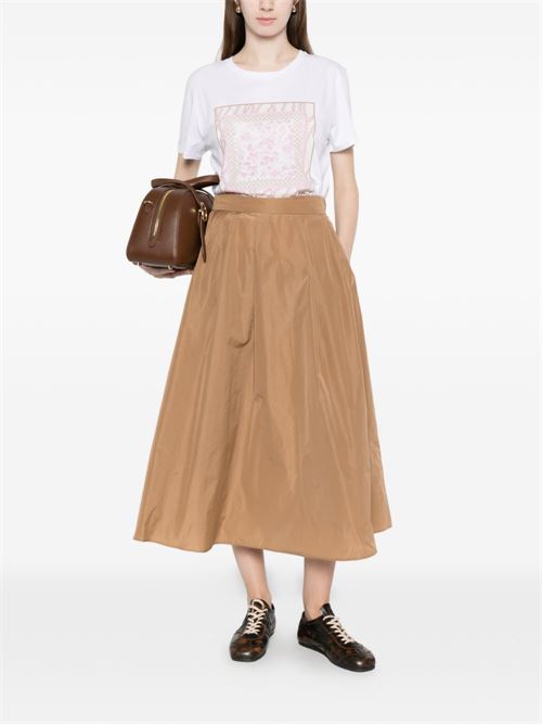 T-shirt donna Emme Marella bianca e rosa con stampa EMME Marella | RACCONTO002